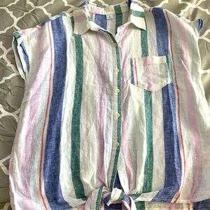 Old Navy Summer Tie Shirt